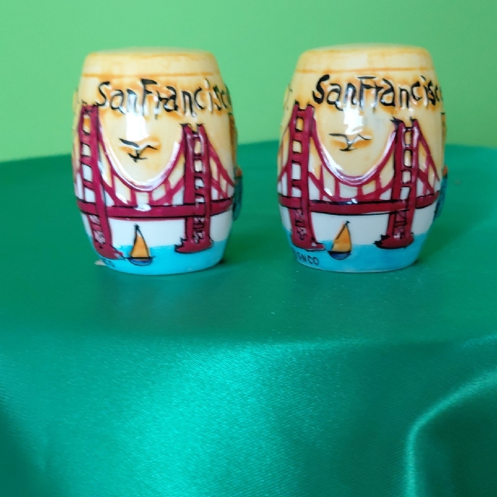 San Francisco Souvenir Salt and Pepper Shakers